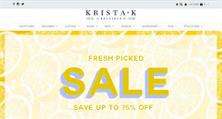 Desktop Screenshot of kristak.com